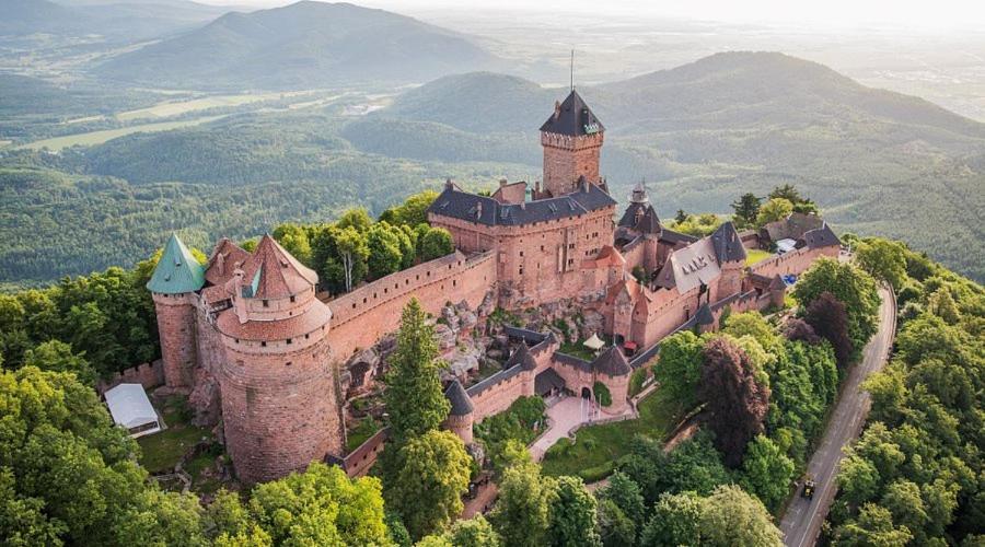 Au Pied Du Chateau Orschwiller Exterior foto